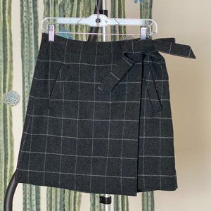 J Crew Wool Mini Skirt